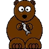 Cartoon bear