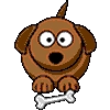Cartoon dog