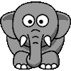 Cartoon elephant