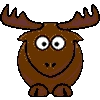 Cartoon elk