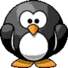 Cartoon penguin